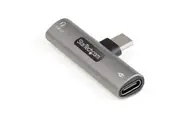 StarTech.com USB C Audio & Charge Adapter, USB-C Audio Adapter, USB C Audio Headset Port and USB Type-C PD Charger, For USB-C Ph