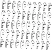 [STOBOK] Alloy Pendant Charm Set Diy Jewelry Making Charms for Necklace Bracelet English Alphabet