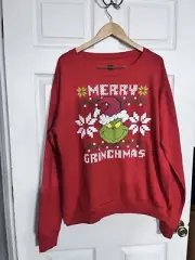 Merry Grinchmas Adult Sweatshirt - Brand new with tags! Unisex size Large