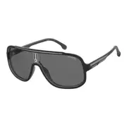 Carrera Men’s 1058/S 08A/M9 Black Frame Grey Lens 63mm Pilot Full Rim Sunglasses