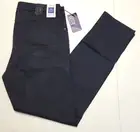 $299 New MEYER M5 Flat Front Chinos Organic Cotton Pants Men's 38x34 Navy Slim