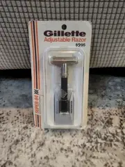 Gillette Safety Razor Super-84 Black Beauty Adjustable 1-9 NEW Sealed Box NOS