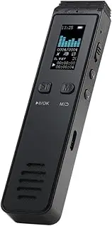 32GB Digital Voice Recorder Voice Activated o Recording with Playback MP3 Music Player 572hrs Recording Device Support Password for Lectures Meetings Class Interview Type-C Port