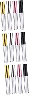 minkissy 3sets Lip Gloss Empty Tube Lip Gloss Holder Sticky Lip Tubes Moisturizer Mirror Lip Gloss Tube Lip Tint Tube Lip Gloss Carafe Dispensers Bottles Foaming Stickers DIY Tubes 12pcs*3