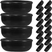 Mountain Bike Rear Axle Bowl 20pcs Bicycle Hub Safety Washer Set Axle Cone Washer for Bike Hub Long-Lasting Metal Parts Easy Install