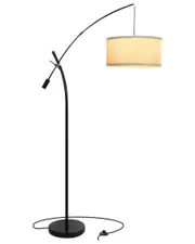 BRIGHTECH Grayson Black LED Floor Lamp