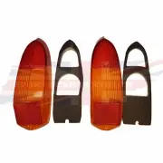 New Pair of Tail Lamp Stop Light Lens MGB MG Midget 1970-1980 Great Quality (for: MG)