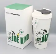 PEANUTS + STARBUCKS Snoopy JOE KIND Stainless Steel Tumbler • USA Seller