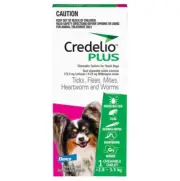 Credelio Plus Ticks & Fleas Treatment Chewable Tablets for Small Dogs Pink 1pk