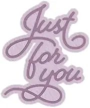 Words Phrases Just for You Cutting Dies Alphabet Letters Metal Cutting Dies for DIY Decorative Embossing Photo Album Card Making, Scrapbooking Supplies …