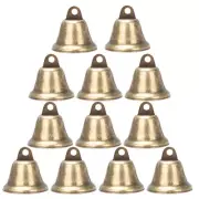 20PCS Iron Bronze Bell Pendant DIY Manual Bell Hand-Shake Bell Open Bell Decor