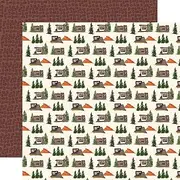 Echo Park Paper National Park Signs 12x12 Patterned Paper, Various