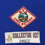 Boy Scout Camp Weygadt Diamond Hat Patch 245C2