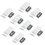 8× Wireless Window Door Open Entry Alarm Magnetic Sensor 113dB Anti-Theft Remote