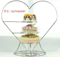 在飛比找Yahoo!奇摩拍賣優惠-INPHIC-心形展示座/自助餐蛋糕水果架/不鏽鋼展示架/高