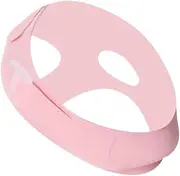 Baluue Double Chin Mask Double Chin Strap Double Chin Facial Lift Belt Slimming Faces Mask Double Chin Remover Chin Slimming Strap Jaw Exerciser Sleep Mask Pink Ice Silk Fabric