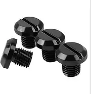 4pcs M10x1.25 CNC Universal Motorcycle Mirror Hole Blanking Plugs Screws Bolts Right Left Hand Thread Mirror Hole Caps