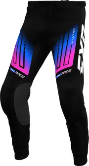 FXR Clutch 2025 Youth Motocross Pants, black-blue-purple, Size 24 Black Blue Purple