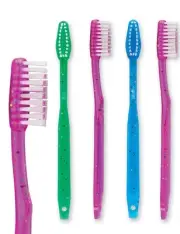 28 Prepasted Toothbrushes Individually Wrapped - Bubblegum Disposable Toothbr...