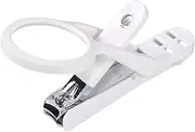Nail Clippers with Magnifier,Fingernails Clippers | Portable Manicure Clippers Nail Trimmer Rotating Fingernail Toenail Clippers for Men and Women