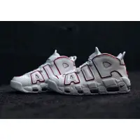 在飛比找蝦皮購物優惠-Nike Air More Uptempo 大Air 白底紅