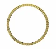 FLUTED BEZEL FOR 34MM TUDOR PRINCE OYSTER DATE 70160 75213 90520 7996 GOLD