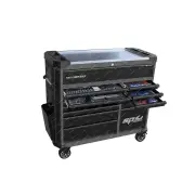 SP Tools 363Pcs Tech Series Roller Cabinet Toolkit Metric/SAE - Diamond Black