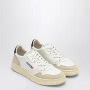 [AUTRY] Medalist Sneakers In White/black Leather 36 IT White