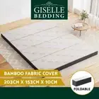 Giselle Bedding Foldable Mattress Folding Foam Mattresses Camping Queen Bamboo