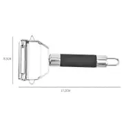 PRO Double Julienne Peeler and Vegetable Peeler - Comfortable Non-Slip Grip - Apple Peeler and Potato Peeler