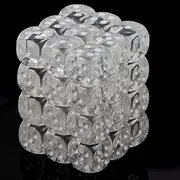 Chessex DND Dice Set D&D Dice-12mm Translucent Clear and White Plastic Polyhedral Dice Set-Dungeons and Dragons Dice Includes 36 Dice – D6, (CHX23801)