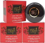Maja Classic Luxury Perfumed Bar 3 Soap + Soap Holder 140g/4.9oz
