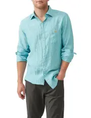 [Rodd & Gunn] Coromandel 2 Shirt in Washed Teal