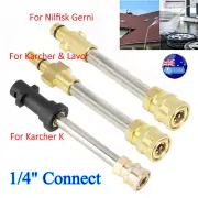 Pressure Washer Gun Nozzle 1/4" Quick Connect Fitting For Cleaner Lance Wand Kit