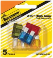 Bussmann AK-6 ATC Blade Type Fuse Assortment contains 5, 10, 15, 20, 25 & 30...