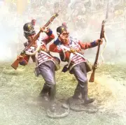 THE COLLECTORS SHOWCASE NAPOLEONIC BRITISH CS00558 FOOT GUARDS CAVALRY MELEE MIB