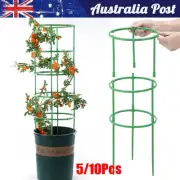 5/10Pc Garden Support Ring Stake Tomato Plant Trellis for Climbing Plants Flower