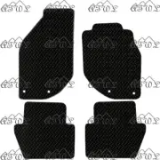 FITS VOLVO C70 1997 TO 2005 TAILORED BLACK RUBBER CAR FLOOR MATS SET (4 CLIPS)