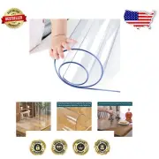 Water-Resistant Clear Table Cover Protector - 27.6x47.3 Inch for Versatile Use