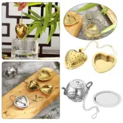 Filter Heart Steeper Tea Infuser Tea Strainer Stainless Steel Teapot