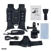 NV8300 4K Helmet Goggles Infrared Night Vision Binoculars f/ Hunting Photography