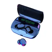 E30 Wireless TWS Bluetooth 5.1 Stereo Sports Gaming Earbuds In-Ear Headphones with Microphone - Black
