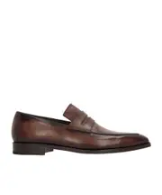 Square Toe Loafers UK6 brown