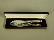Chrome Gold Plated 10WR Vise Grip Kurt Busch 97 NASCAR Locking Plier Made In USA