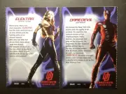 MOVIE / FILM POSTCARD, Daredevil x 2…Ben Affleck, Jennifer Garner, 2002