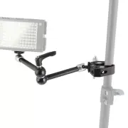 11" Magic Arm with 1/4" Ball Heads & Shoe Mount for DSLR Monitor & Flash Light
