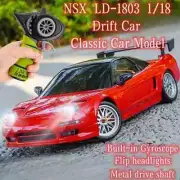 1:18 2.4G Remote Control Car Simulated Drift of Gyroscope LED Electric Toy Car