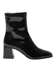 [Sandler] Hampton Boots in Black Crinkle Patent