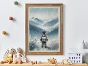 Boy Adventure Nursery Adventure Toddler Decor Misty Mountain Nursery Art