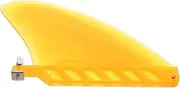 BESPORTBLE Surfboard Tail Fin Paddle Board Portable Surfboard Wrist Stick Props Gauge Outdoor Surfboard Tabletop Props Four-Wheel Engine Slide Surfboard Fins TPU Yellow
